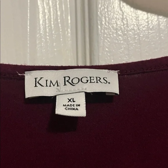 Red Kim Rogers Short Sleeved Blouse - Picture 3 of 5